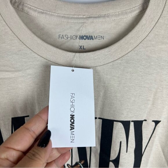 Nwt - Fashion Nova, Men’s Money Maker Short Sleeve Tee. Size: Xl. - Picture 5 of 8